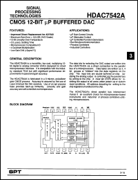 Click here to download HDAC7542AAMD/G Datasheet