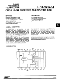 Click here to download HDAC7545AAID Datasheet