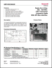 Click here to download HRF-ROC09325-E Datasheet