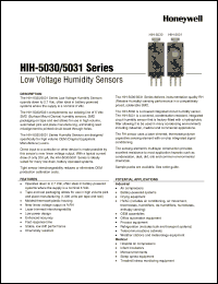 Click here to download HIH-5031-001S Datasheet