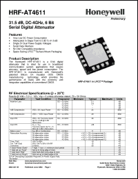 Click here to download HRF-AT4611-TR Datasheet