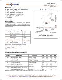 Click here to download HWF1681RA Datasheet