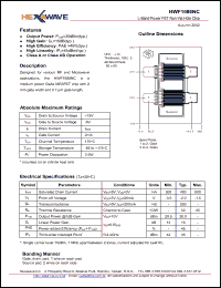 Click here to download HWF1686NC Datasheet