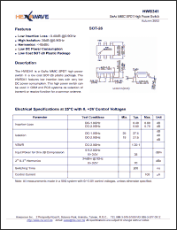 Click here to download HWS341 Datasheet