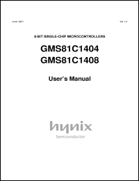 Click here to download GMS81C1408ESK Datasheet