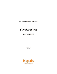 Click here to download GMS99C58 Datasheet