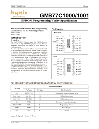 Click here to download GMS77C1000 Datasheet