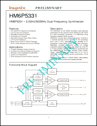 Click here to download HM6P5331 Datasheet