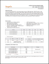 Click here to download HY51V18163 Datasheet