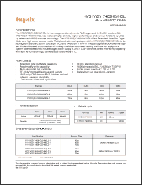 Click here to download HY51V17403HGJ-6 Datasheet