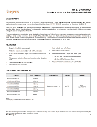 Click here to download HY57V161610DTC-10 Datasheet