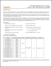 Click here to download HY57V281620HCLT-SI Datasheet