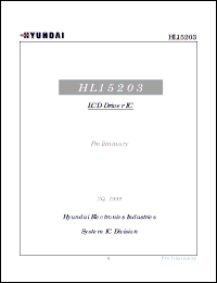 Click here to download HL15203 Datasheet