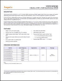 Click here to download HY57V161610D Datasheet