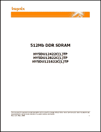 Click here to download HY5DU12822CLTP Datasheet