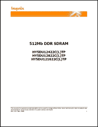 Click here to download HY5DU12822CTP Datasheet