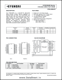 Click here to download HY63V8400 Datasheet