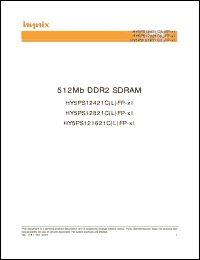 Click here to download HY5PS121621CFP-E3I Datasheet