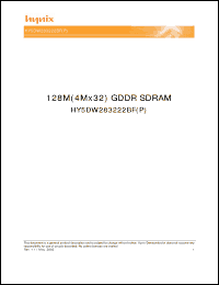 Click here to download HY5DW283222BF-28 Datasheet