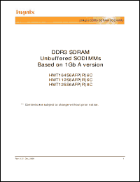 Click here to download HMT164S6AFR6C-H8 Datasheet