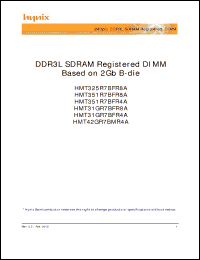 Click here to download HMT351R7BFR4A-H9 Datasheet