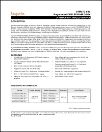 Click here to download HYMD264G726B8-K Datasheet