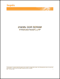 Click here to download HY5DU561622FLFP-D43 Datasheet
