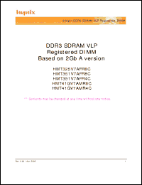 Click here to download HMT325V7AFR8C-G7 Datasheet