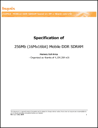 Click here to download H5MS2562JFR-K3M Datasheet
