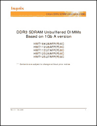 Click here to download HMT125U6AFP8C-H8 Datasheet