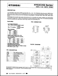 Click here to download HY53C256S Datasheet