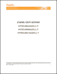 Click here to download HY5DU56422DLT Datasheet