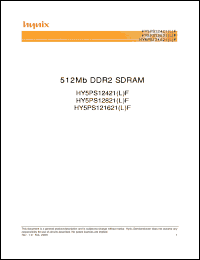 Click here to download HY5PS12421F Datasheet