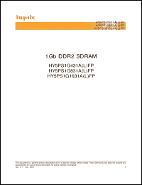 Click here to download HY5PS1G831AFP Datasheet