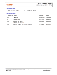 Click here to download HY62LF16404D-SF Datasheet