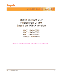 Click here to download HMT112V7AFP8C-G7 Datasheet