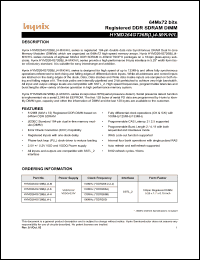 Click here to download HYMD264G726B4-H Datasheet