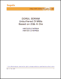 Click here to download HMT325U7AFR8A-G7 Datasheet