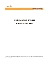 Click here to download HY5PS561621BLFPC4I Datasheet