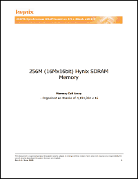 Click here to download H57V2562GFR-75L Datasheet