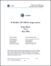 Click here to download ICM102A Datasheet