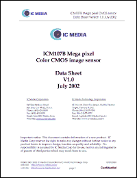 Click here to download ICM107B Datasheet