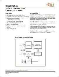 Click here to download IS62LV256L-25J Datasheet
