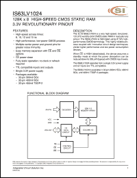 Click here to download IS63LV1024-8T Datasheet