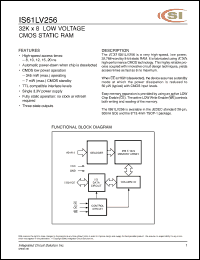 Click here to download IS61LV256-10 Datasheet