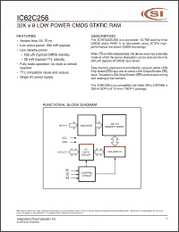 Click here to download IC62C256-70T Datasheet