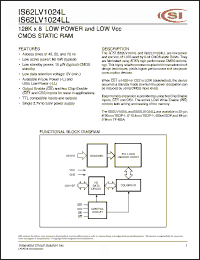 Click here to download IS62LV1024 Datasheet