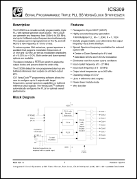 Click here to download ICS309R Datasheet