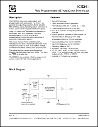 Click here to download ICS341MLF Datasheet