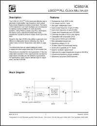 Click here to download ICS501AMI Datasheet